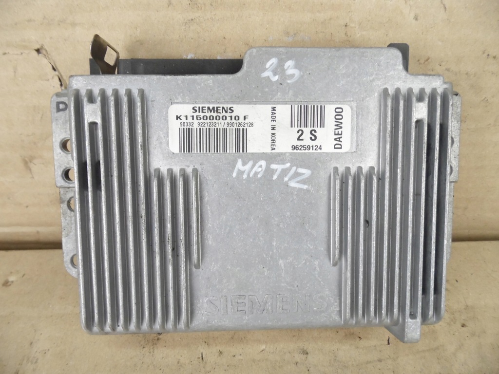 фото №1, Daewoo matiz бортовой компьютер блок управления k115000010f