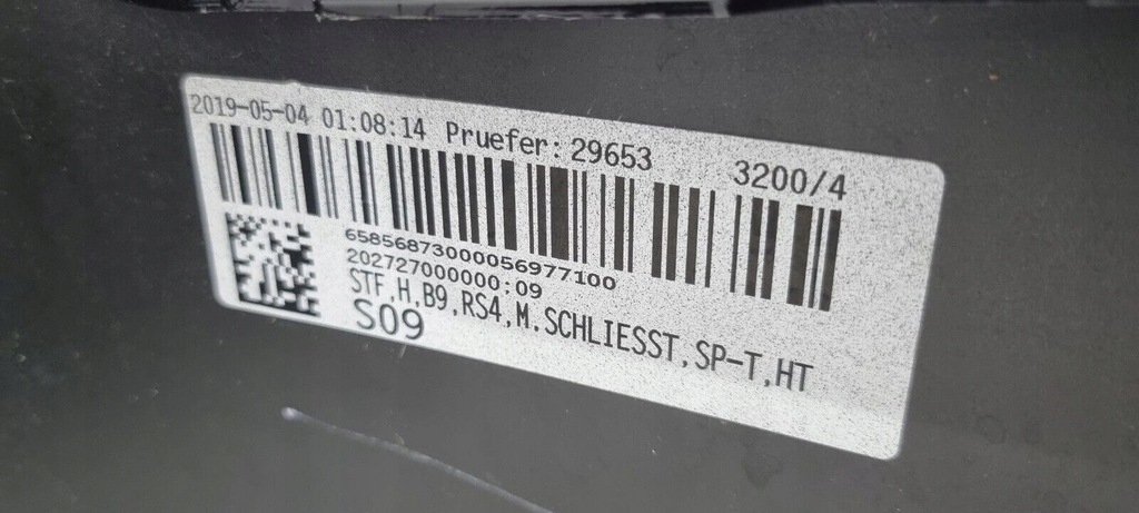 фото №12, Audi rs4 b9 8w9 kombi 2017- бампер задний задняя 8w9807511r