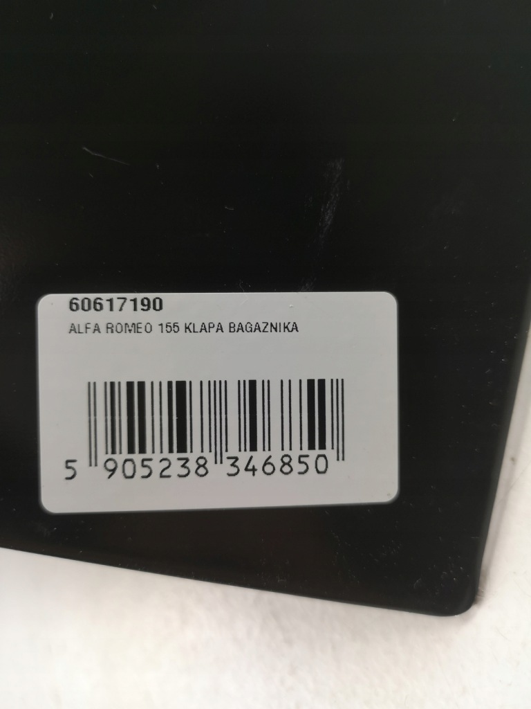 фото №4, Крышка багажника багажника alfa romeo 155 1992-1997 оригинал aso
