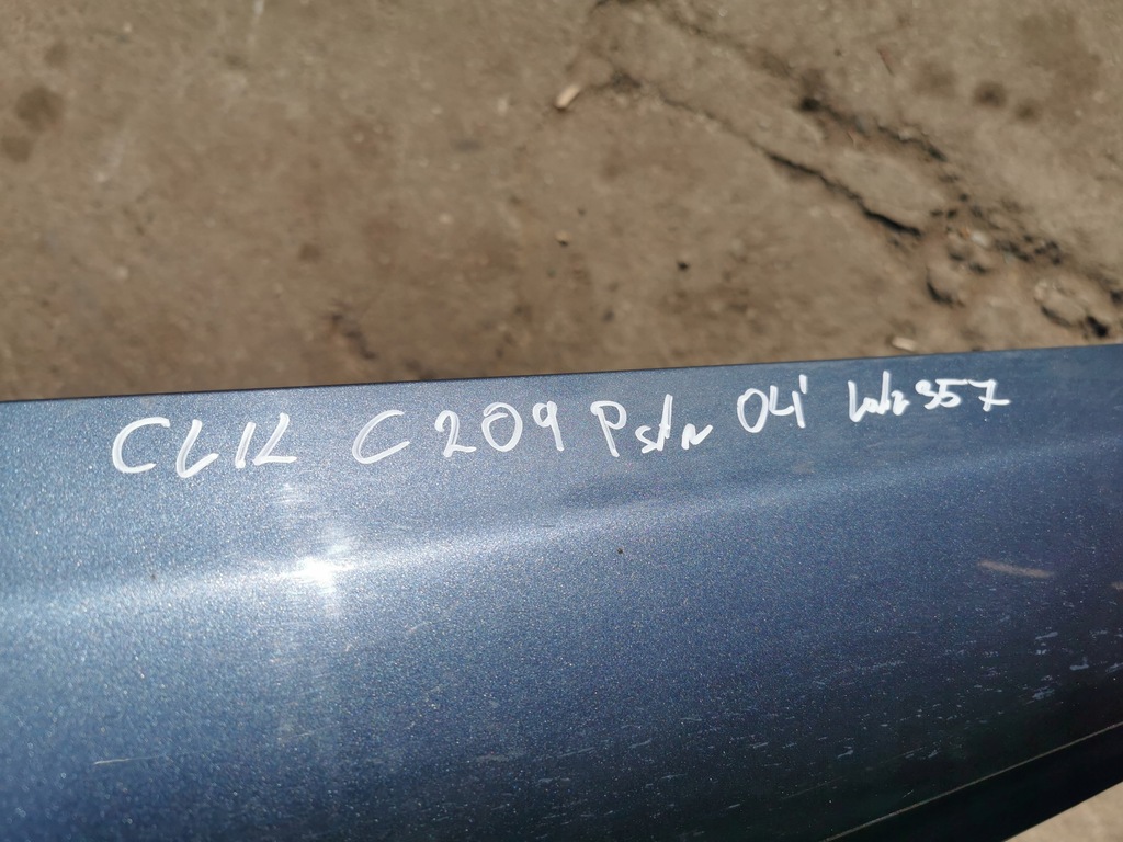 фото №7, Mercedes clk c209 молдинг накладка поріг права 357