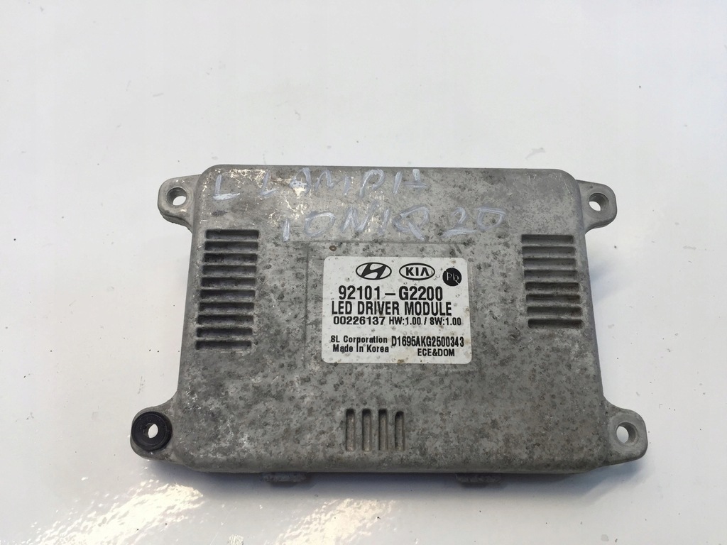 фото №1, Hyundai ioniq 2020 lift перетворювач лампи led