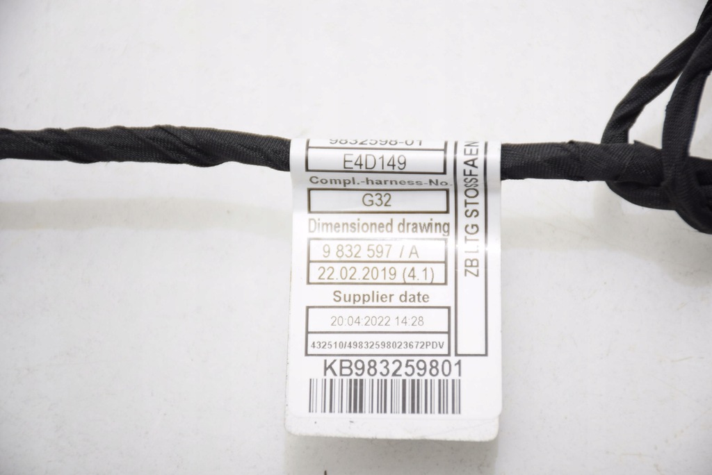 фото №13, Bmw g32 lci lift жгут бампера перед pdc