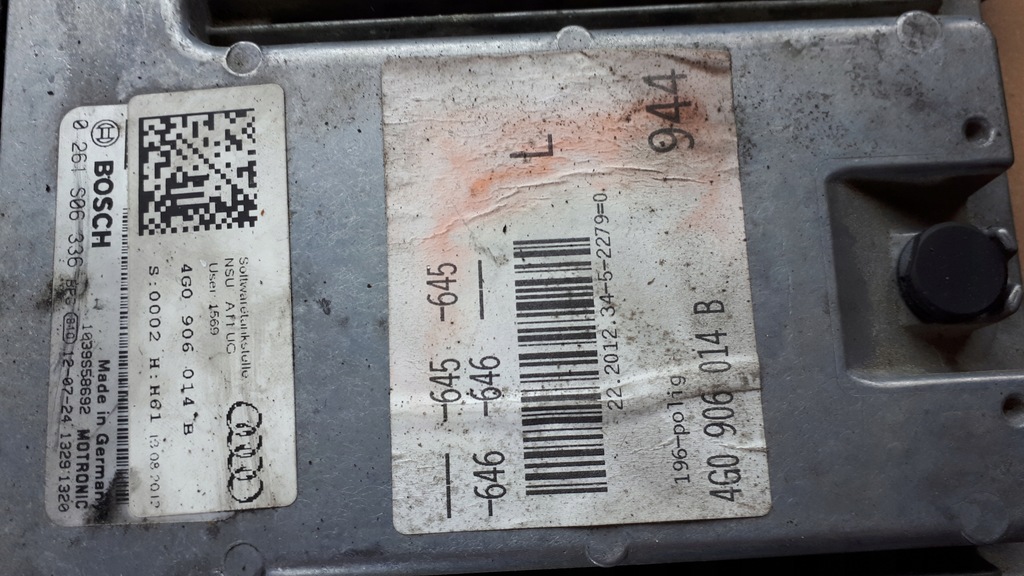 фото №6, S6 c7 4g бортовий комп'ютер блок керування двигуна 4.0 tfsi s7 4g