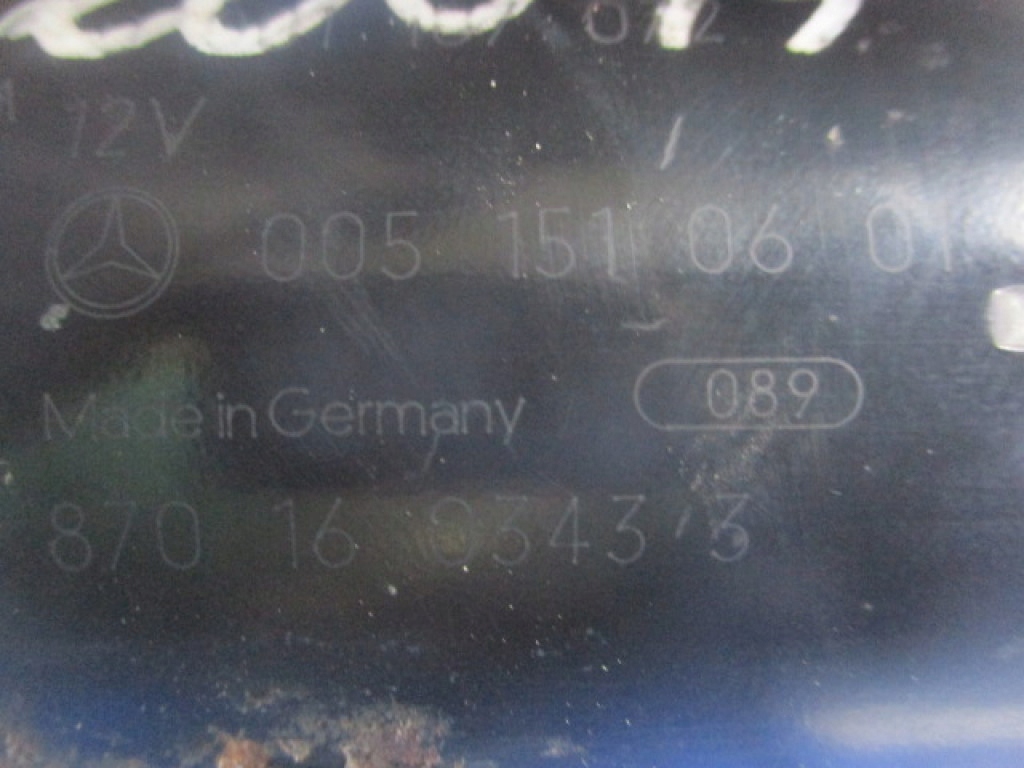 фото №5, Mercedes clk c208 2.0 16v стартер 0051510601 bosch 0001107072 test