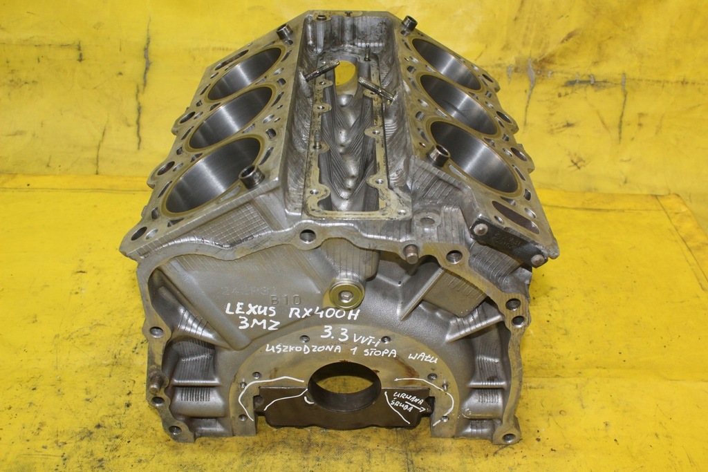фото №5, Блок двигателя lexus rx400h 3.3 vvti v6 3mz