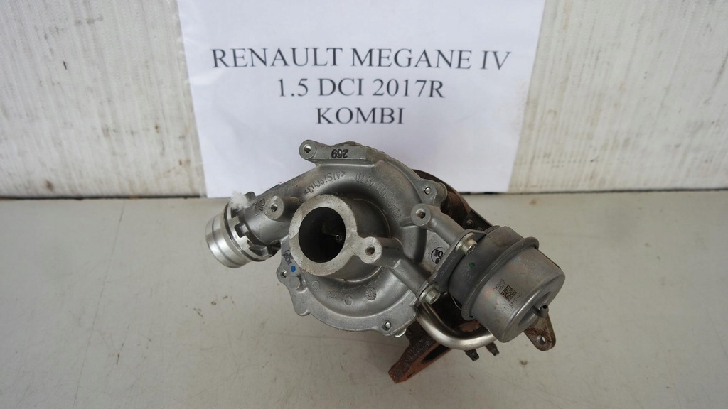 фото №1, Турбонагнітач турбіна renault megane iv 1.5 dci 16359700029