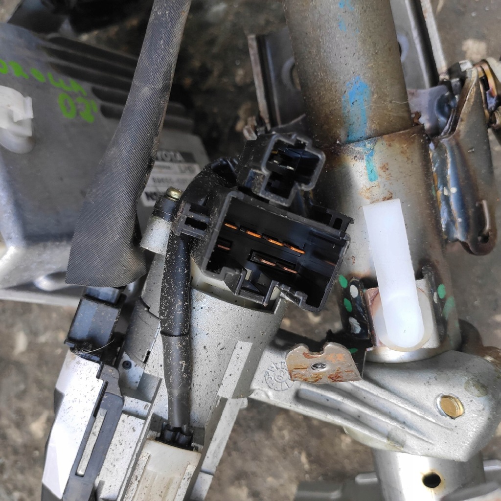 фото №4, Замок зажигания колонка рулевая toyota corolla e12