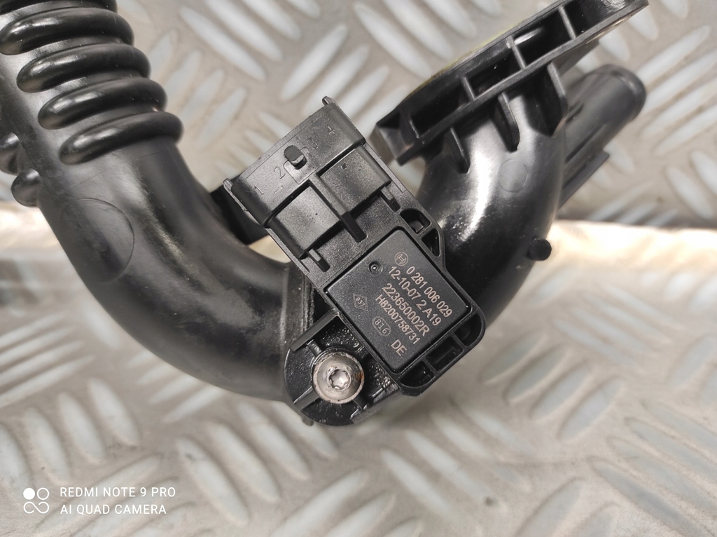 фото №3, Труба интеркулер воздуха renault clio iv renaut captur 0.9 tce