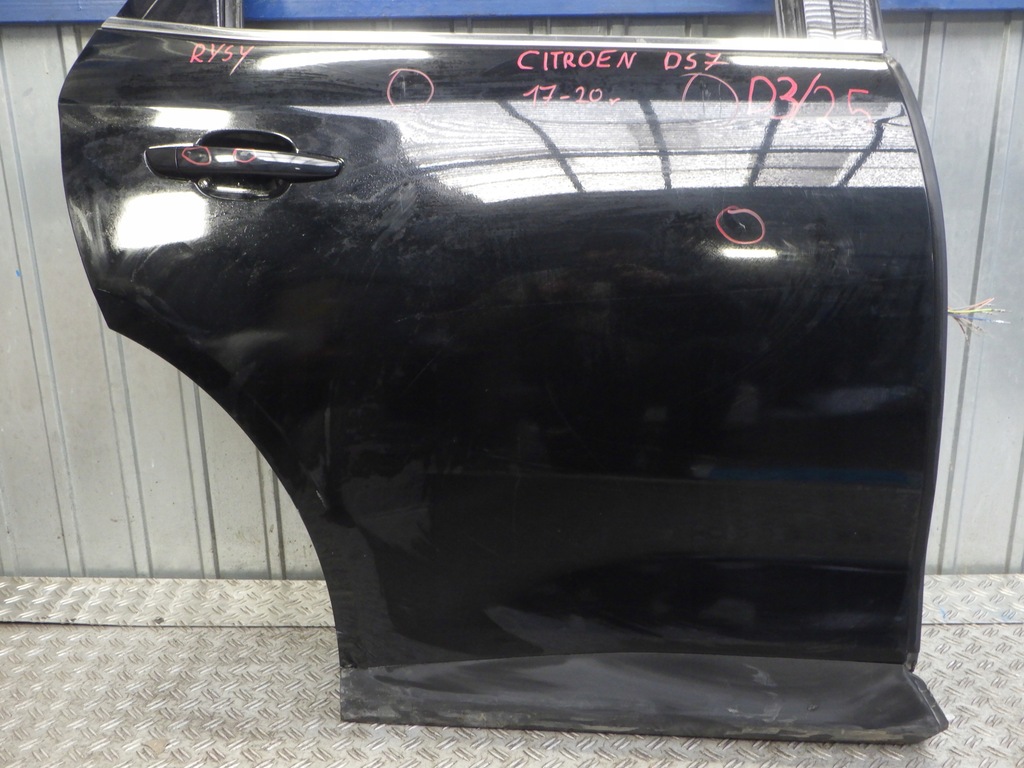 фото №3, Двері правий задня citroen ds7
