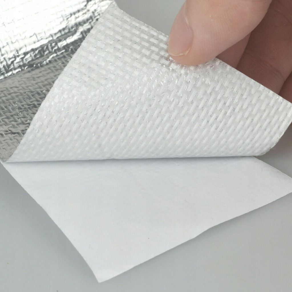 фото №11, Samoprzylepna пленка алюминиевая лента трубы выпускной изоляция тепловая 5m