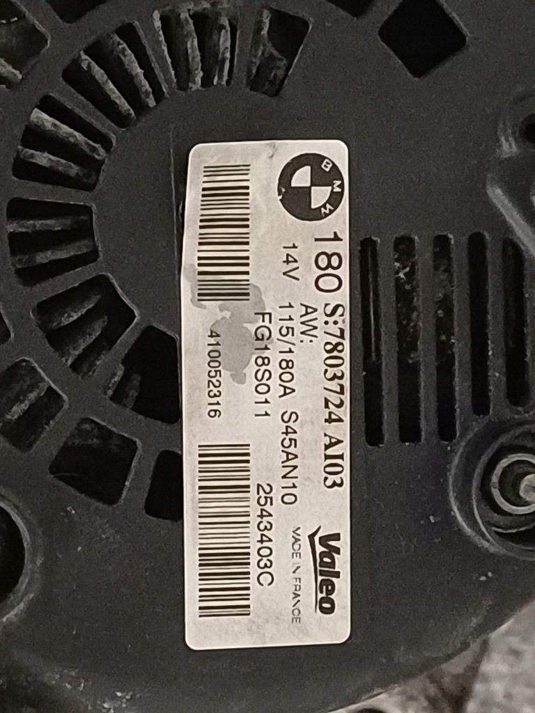 Nr 602 генератор bmw x5 e70 3.0d 2543403c с Разборки