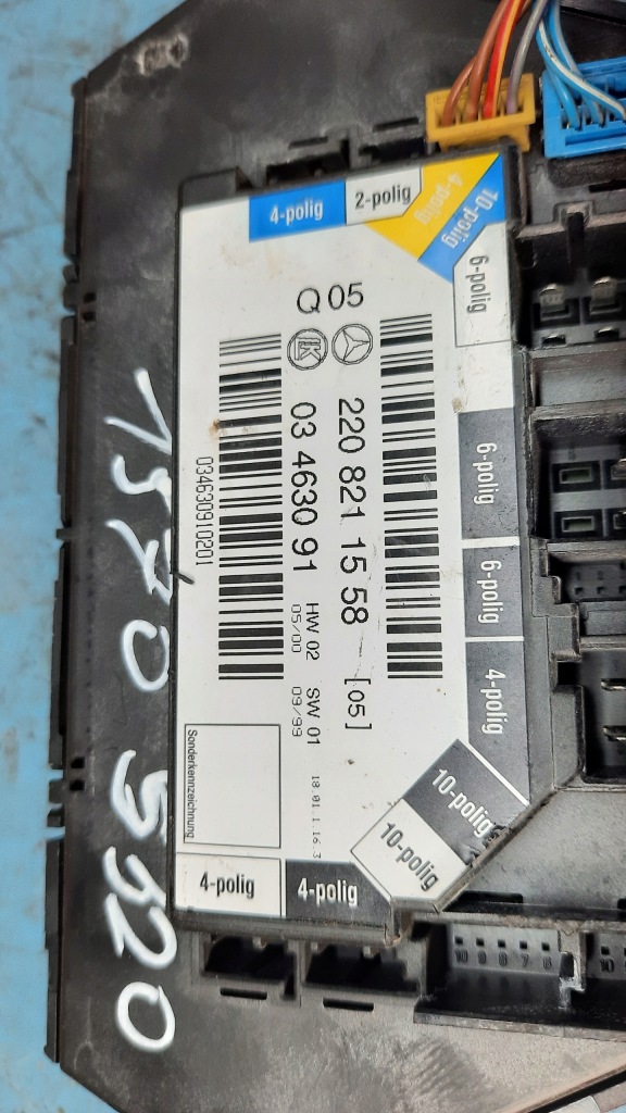 фото №3, Модуль двері 2208211558 mercedes w220 s-klasa sedan