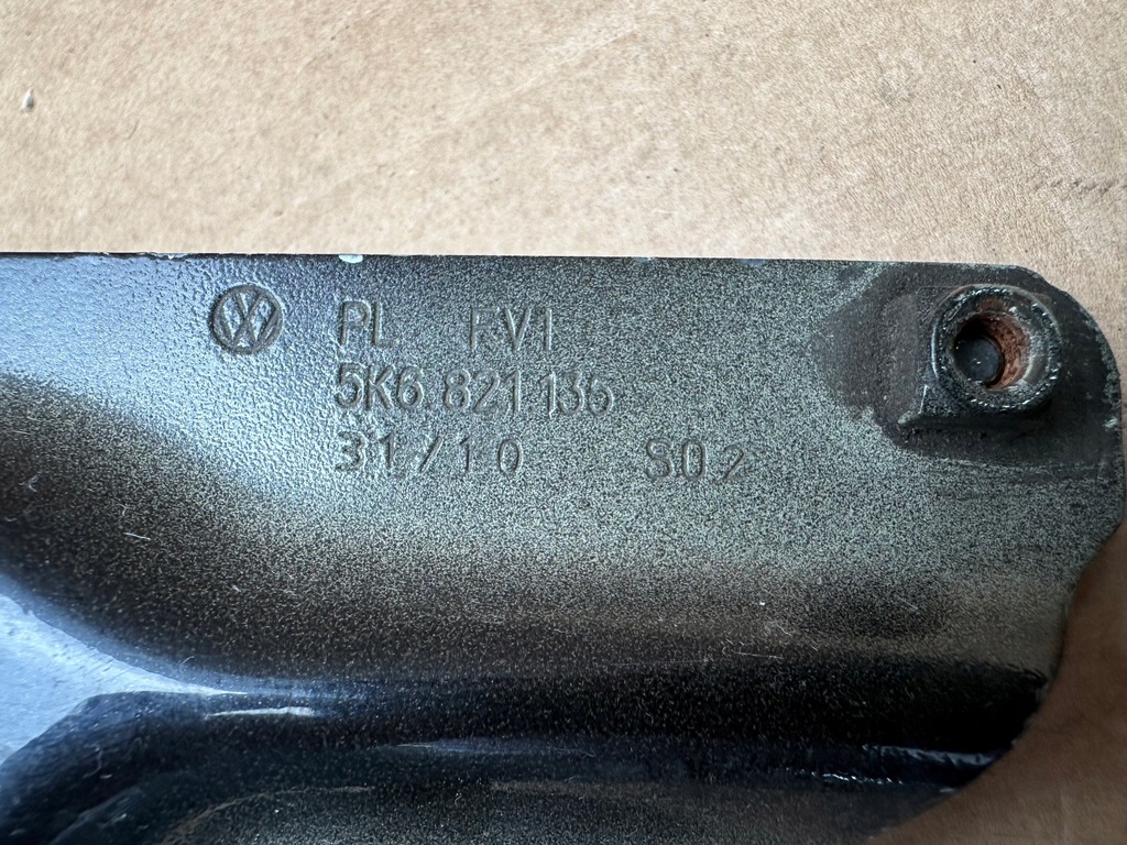 фото №6, Vw golf vi кронштейн крила лівий lc9x 5k6821135