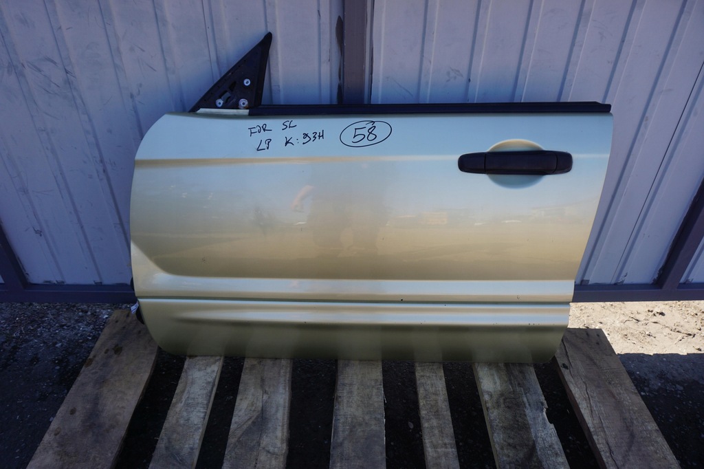 фото №1, Subaru forester ii дверь передние левая 93h молдинг 2002-2005rok золотой