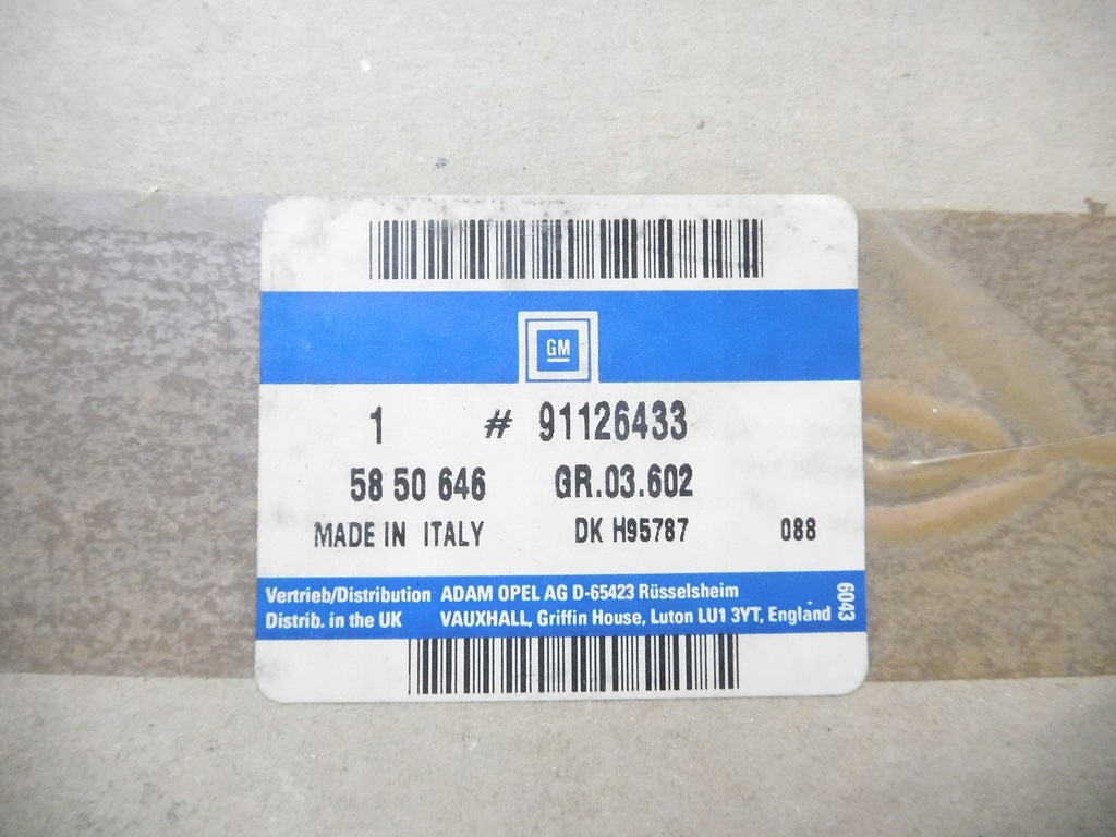 фото №6, Прокладка коллектор выпускной opel frontera a 2.5 td оригинальный номер 91126433