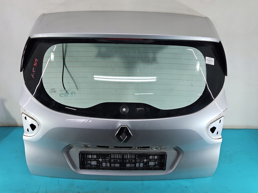 фото №1, Крышка багажника задняя стекло renault captur i 13-19 серебристый ted69