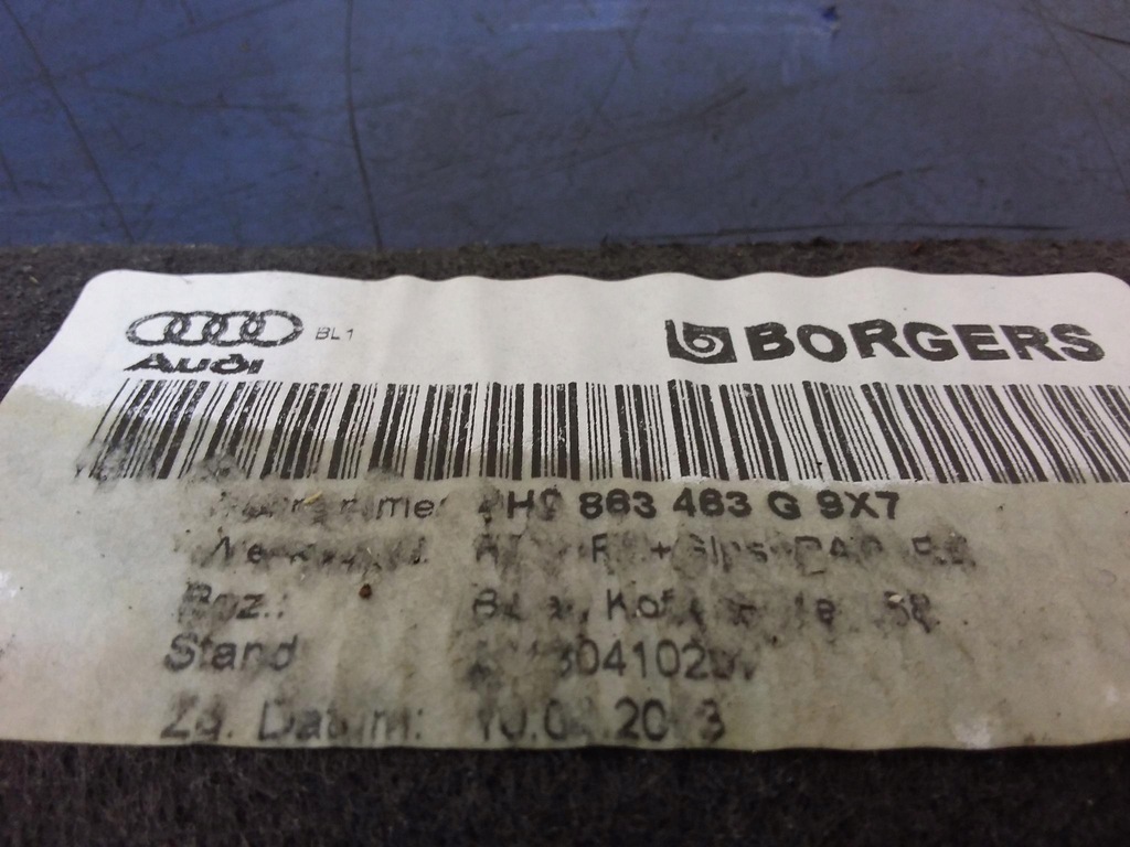 фото №4, Audi a8 d4 обшивка пол багажника