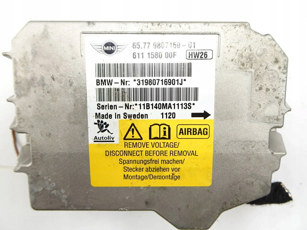 фото №11, Подушки безопасности подушка безопасности mini cooper r56