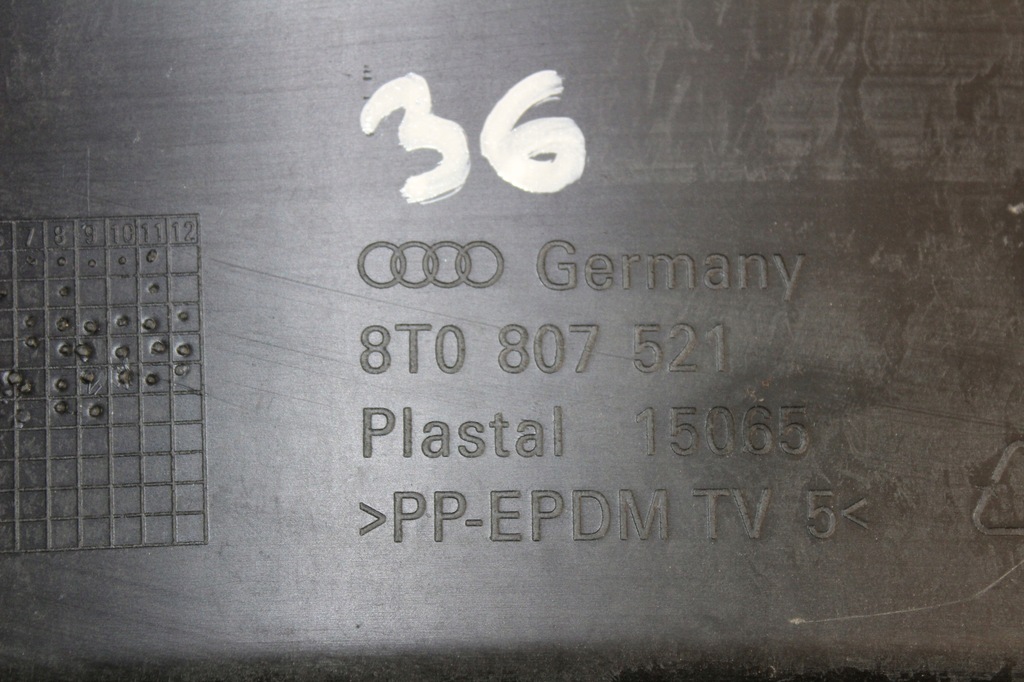 фото №8, Диффузор бампер задняя audi a5 8t полный структура