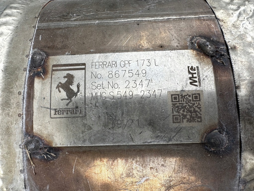 фото №5, Ferrari sf90 фільтр часток твердих gpf вихлоп 867548 867549