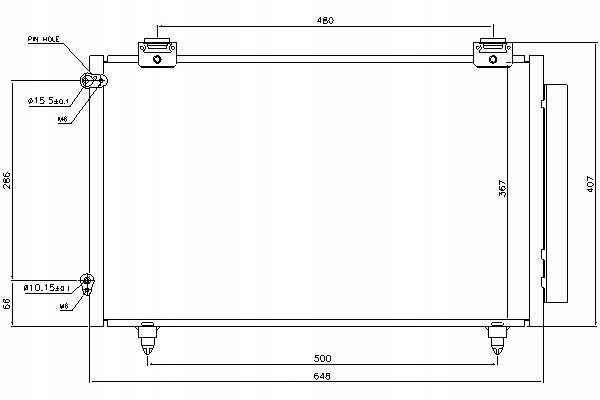 фото №14, Радиатор кондиционера +o nissens 94719 8845002150