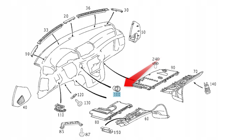 Кільце захист замка запалювання хром mercedes гайка Оригінал