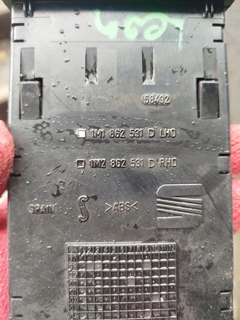 фото №5, Кронштейн na кружки напитки seat leon i toledo ii 2 1m1862531d