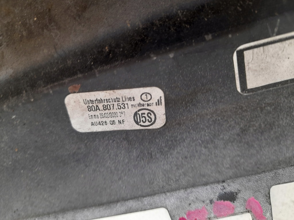 фото №13, Audi q5 ii 17-24 нижній спойлер бампера перед 80a807531 usa