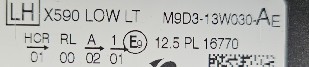 фото №12, Jaguar i-pace i pace x590 18-24 лампи ліва i права led low