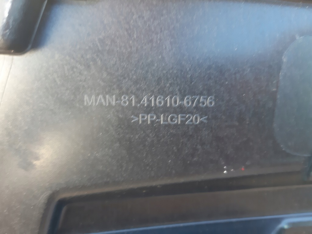 фото №7, Man tgx e6 уголок бампера правый ral 3000 81416106756 81.41610-6756