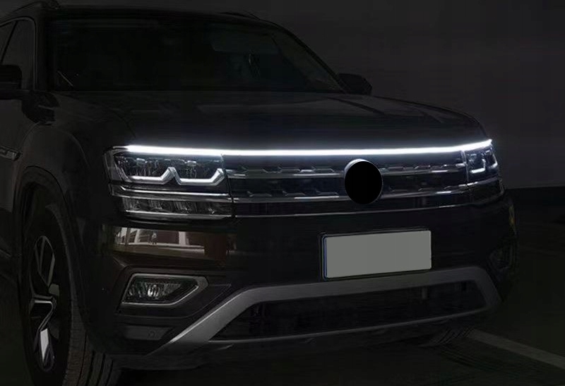 фото №7, Еластичний світло денні pod капот drl led стрічка ремінь капот wow 200cm