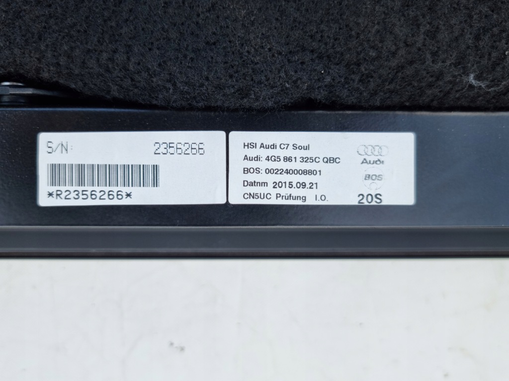 фото №8, Audi s6 a6 c7 4g 4.0 tfsi lift шторка полиця багажника електрична задня 16r
