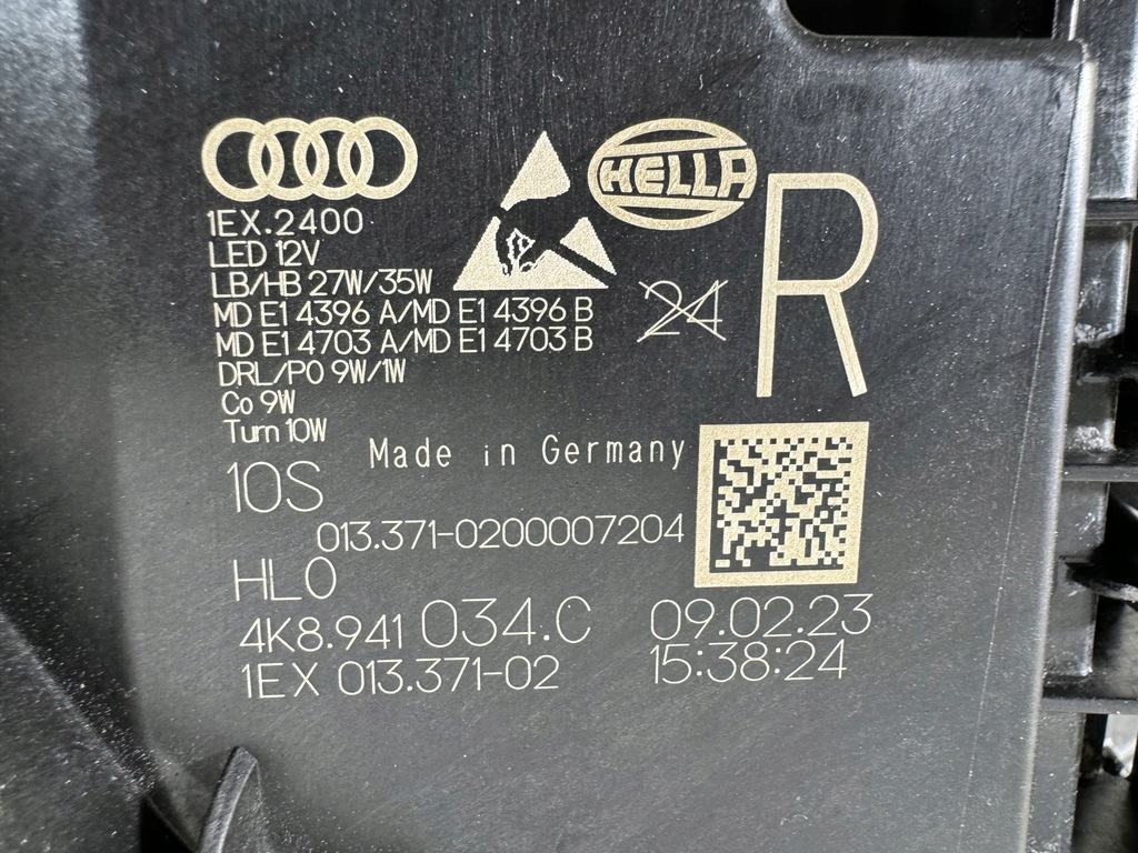 фото №11, Audi a7 s7 4k8 full led лампа левая правая перед фары комплект eur