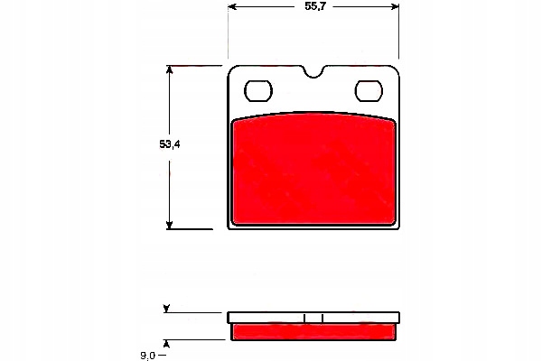 фото №2, Trwgdb1641 гальмівні колодки ham. audi задня r8 07-15