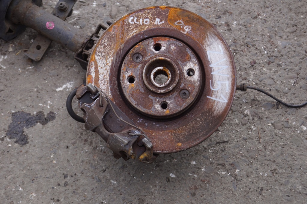 фото №3, Поворотный кулак левый перед renault clio iv 0.9 tce