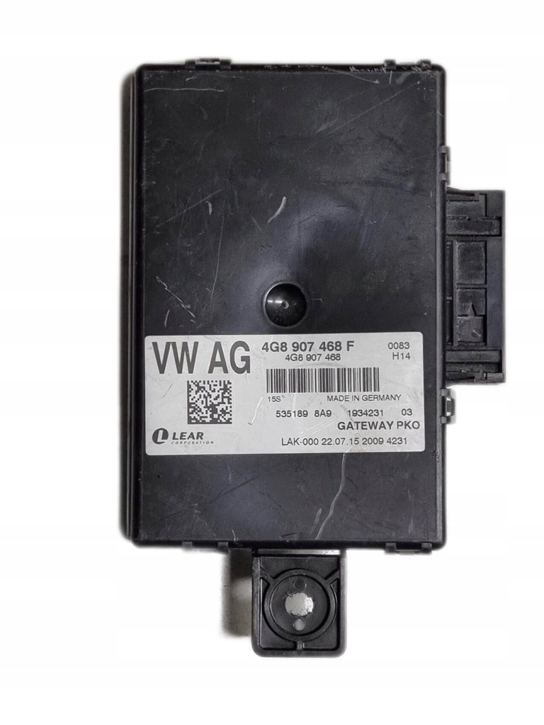 фото №1, Модуль шлюз audi a6 4g8907468f dopiszę