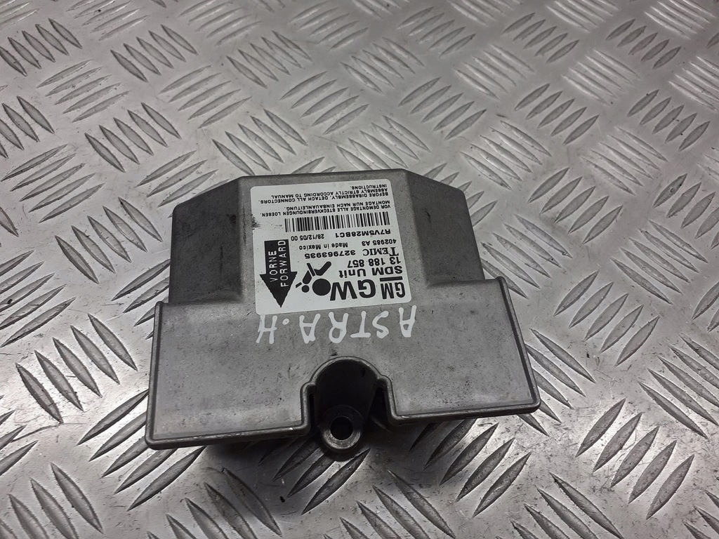 фото №1, Модуль подушка безопасности opel astra h 13188857gw