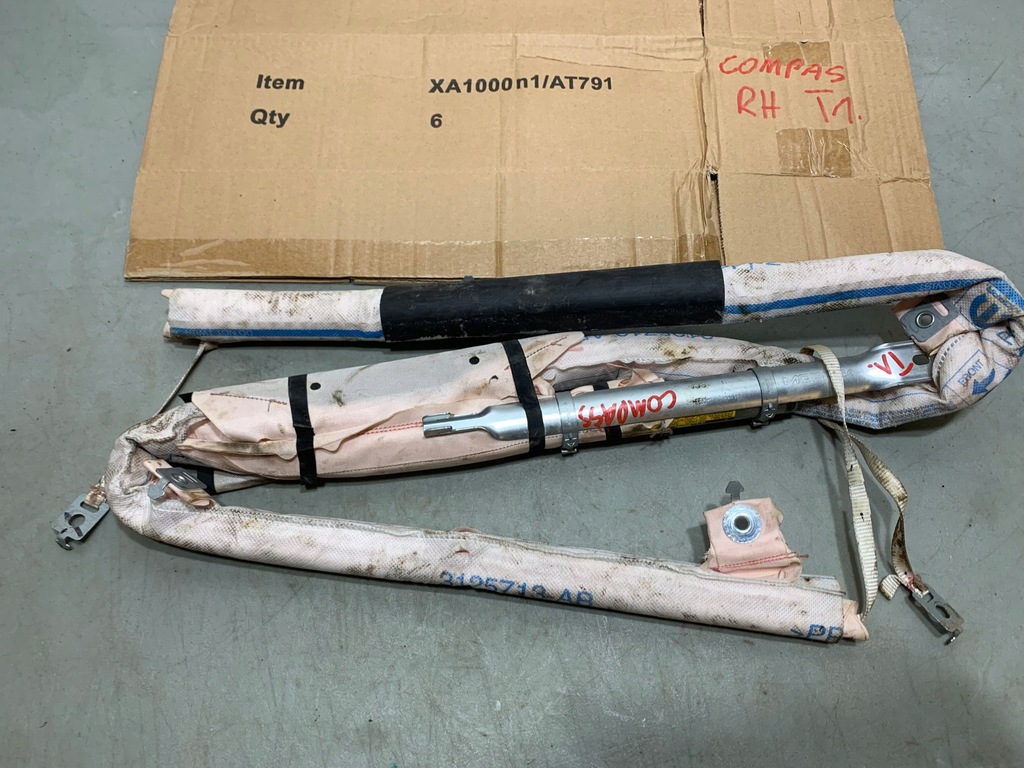 фото №1, Jeep compass ii шторка безпеки повітряна подушка безпеки права europa оригінал