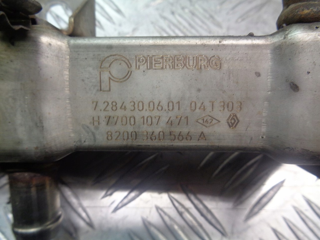 фото №3, Радіатор вихлопних газів renault scenic ii 2.0 dci 8200360566a