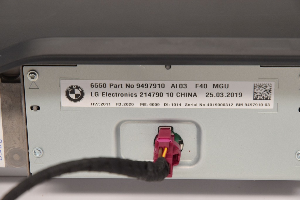 фото №8, Монітор дисплей bmw 1 f40 1961km