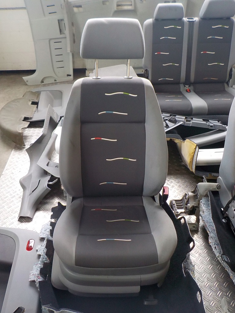 фото №4, Vw caddy iii 03-10 сидіння обшивки салон комплект