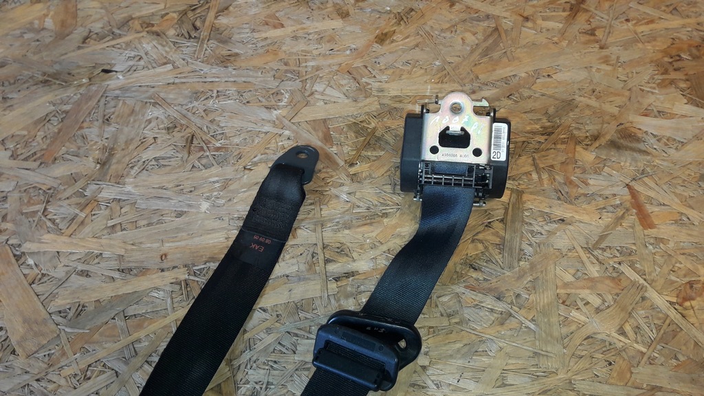 фото №3, Peugeot 1007 2006 r pas безопасности задняя