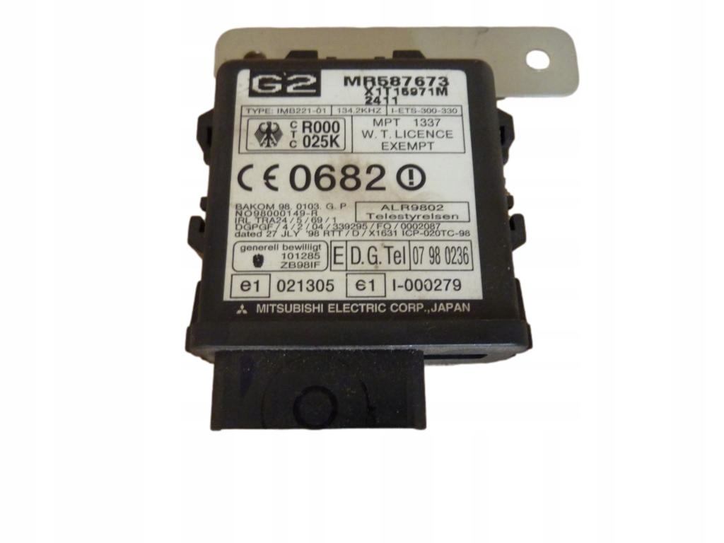 фото №1, Модуль иммобилайзер mr587673 pajero 3.2 did