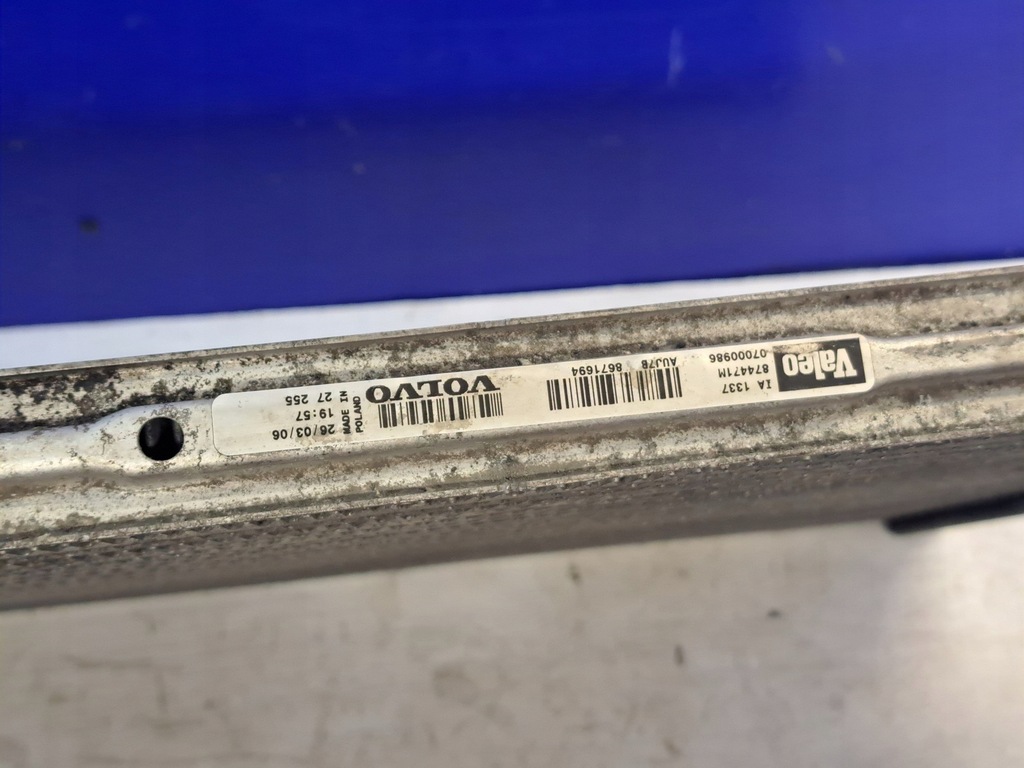 фото №5, Volvo s60 2006 радіатор повітря наддувний / інтеркулер