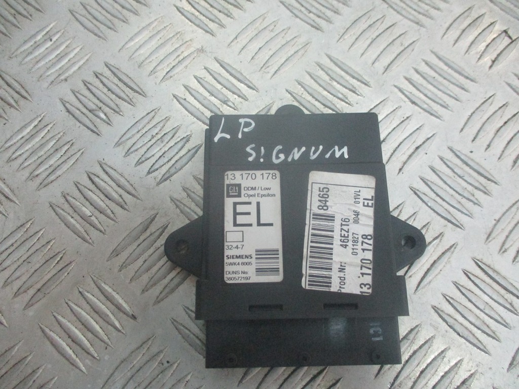 фото №1, Модуль блок керування двері лівий перед opel signum