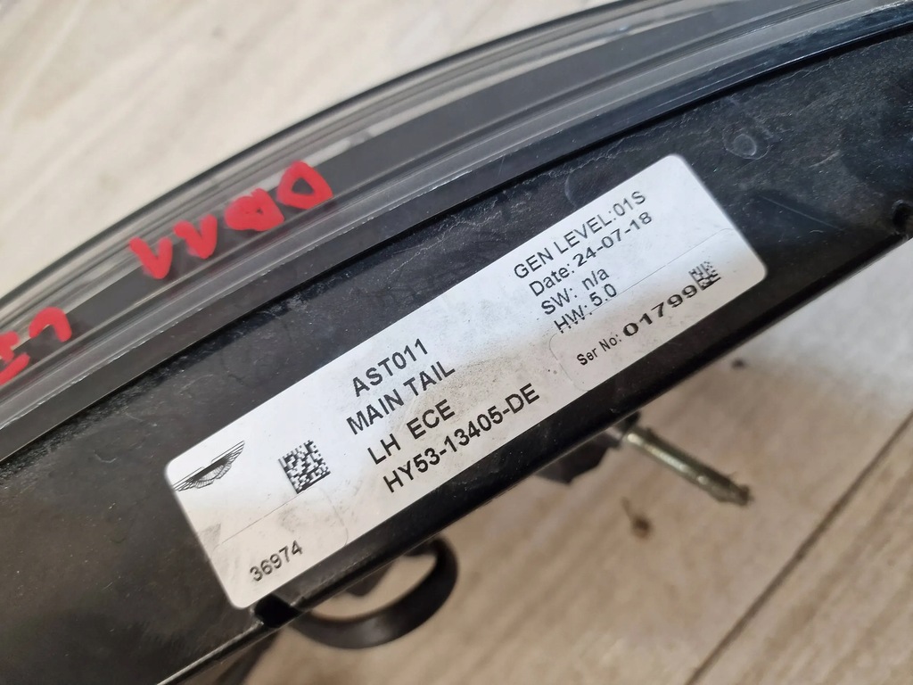 фото №6, Aston martin db11 2016-2023 лампа левая задняя задняя