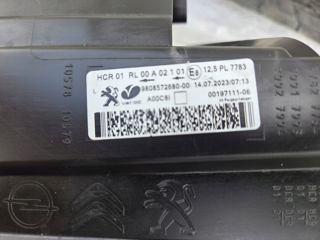 фото №6, Peugeot expert 17- лампа перед права lub ліва