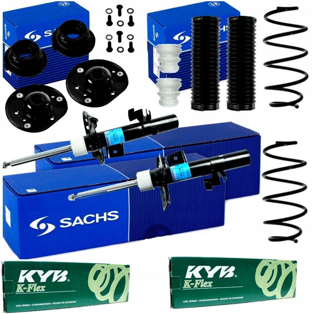 фото №1, Амортизаторы пружины перед volvo s60 ii v60 v70 iii s80 ii sachs + kayaba