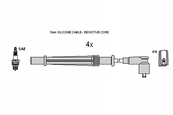 фото №2, Шланг зажигание renault clio ii iii kangoo модуль twingo 1.2 16v
