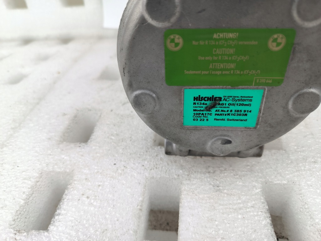 фото №6, Bmw оригінальний номер насос компресор компресор кондиціонера 8385914